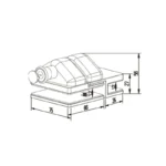Glass Pool Fence Latch 180 Degree — LS-DL-310 — view 2