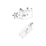 Matte Black Shelf Bracket — SB-SSW10B — view 2
