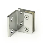 Beveled Profile Glass to Wall Square Glass Clamp — CV8301N — view 1