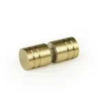 Gold Back to Back Round Shower Knob 25mm*28mm — NY04 — view 1