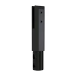 Square In-ground Glass Black Spigot — LS-ASC-B — view 1