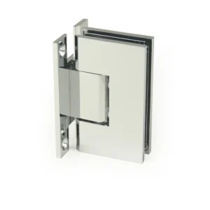 Beveled Profile with Covers "H" Full Back Plate Glass to Wall Shower Door Hinges — H10DSA201N
