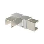 Square Top Rail 25x21mm Vertical Adjustable Joiner-Left — TR-VCVAJ-L — view 1