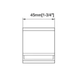 135° Glass to Glass Radius Corners Profile Glass Clamp — CV1302MP — view 2
