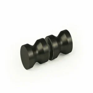 Black Back-to-Back Classic Shower Knob 25mm*30mm — NY12