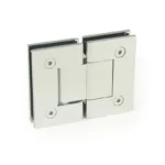 H1-Series 180° Glass to Glass Square Profile Shower Door Hinges — H1ZB180 — view 1