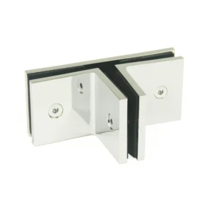 "T" Glass to Glass Square Wall Mount & Glass Clamp — CV6203T