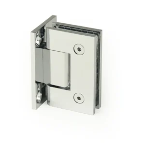 H4-Series Square Profile with Mesh Glass to Wall Shower Door Hinges — H4201N